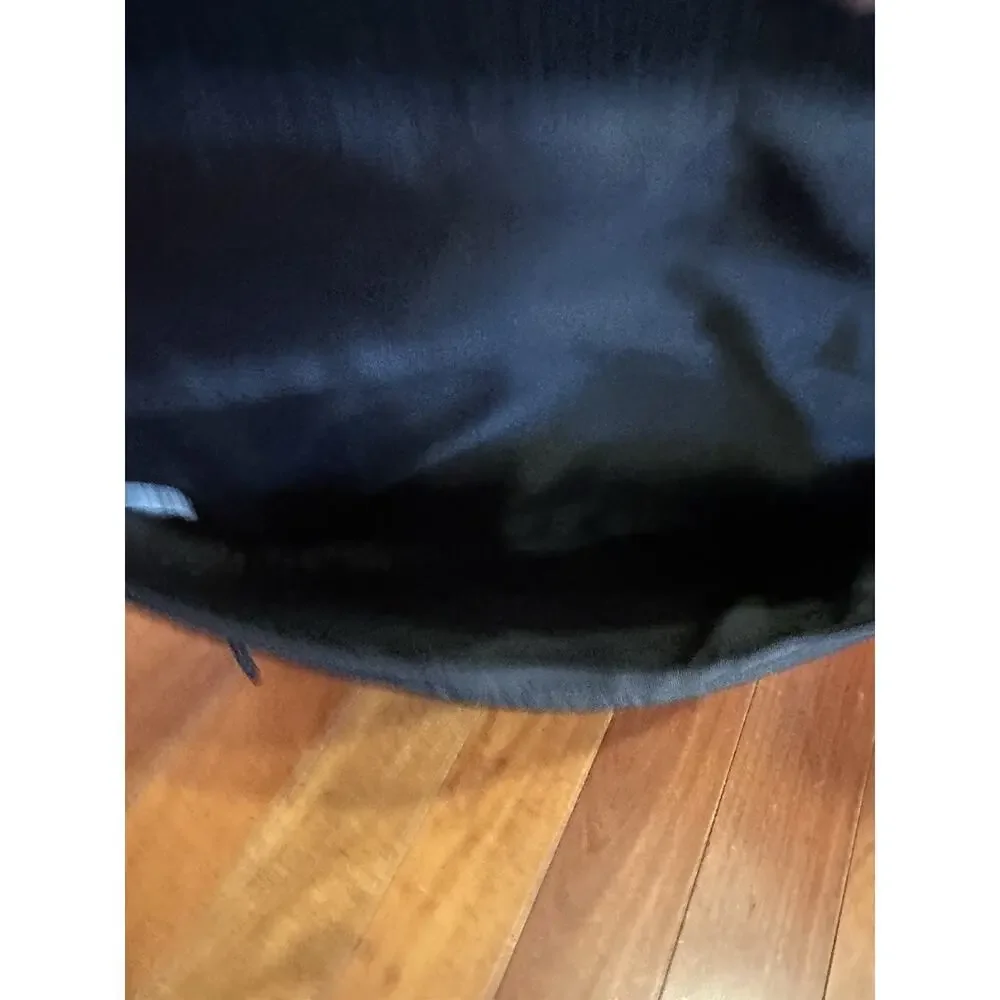 Eddie Bauer Messenger Bag Black Laptop Computer Briefcase Padded Travel Work